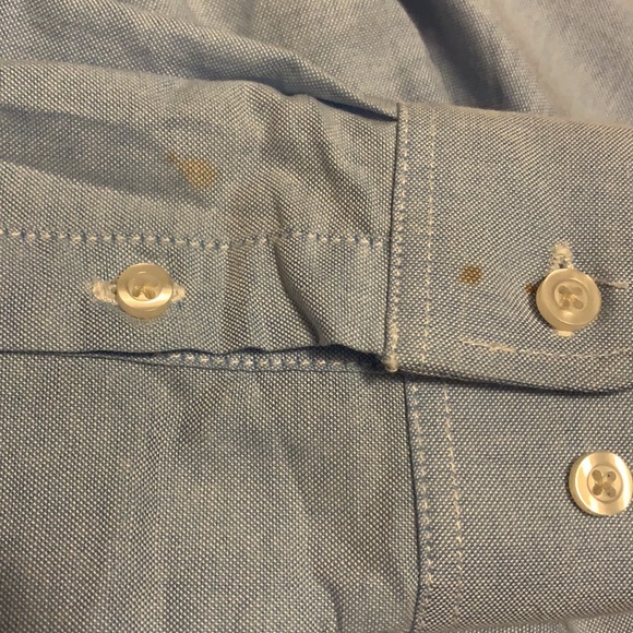 Light blue Chaps long sleeve button down size 14 - Picture 5 of 6